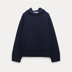 Zara Knit Wool Hoodie